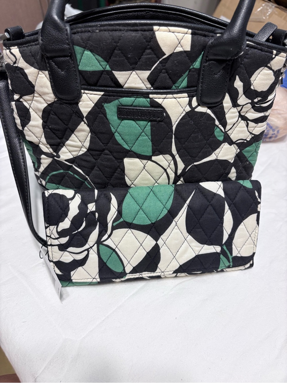 Vera Bradley day off satchel & wallet